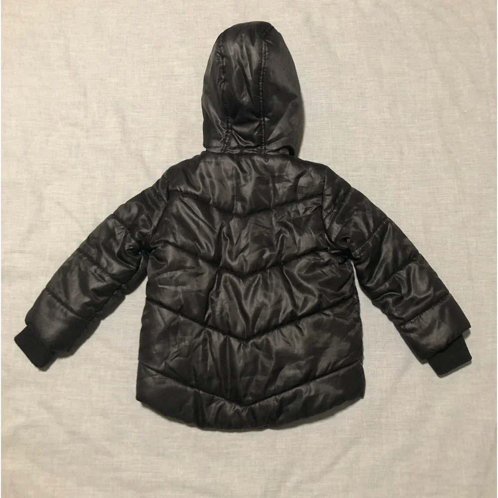 Urban Republic Girls Black Quilted Puffer Jacket Size S (4)